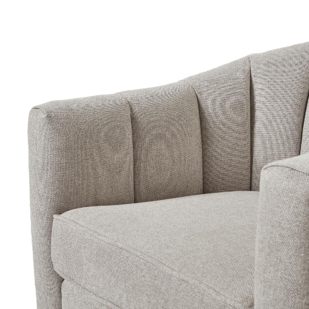 Hill Interiors Lily Swivel Chair In Oatmeal Twill