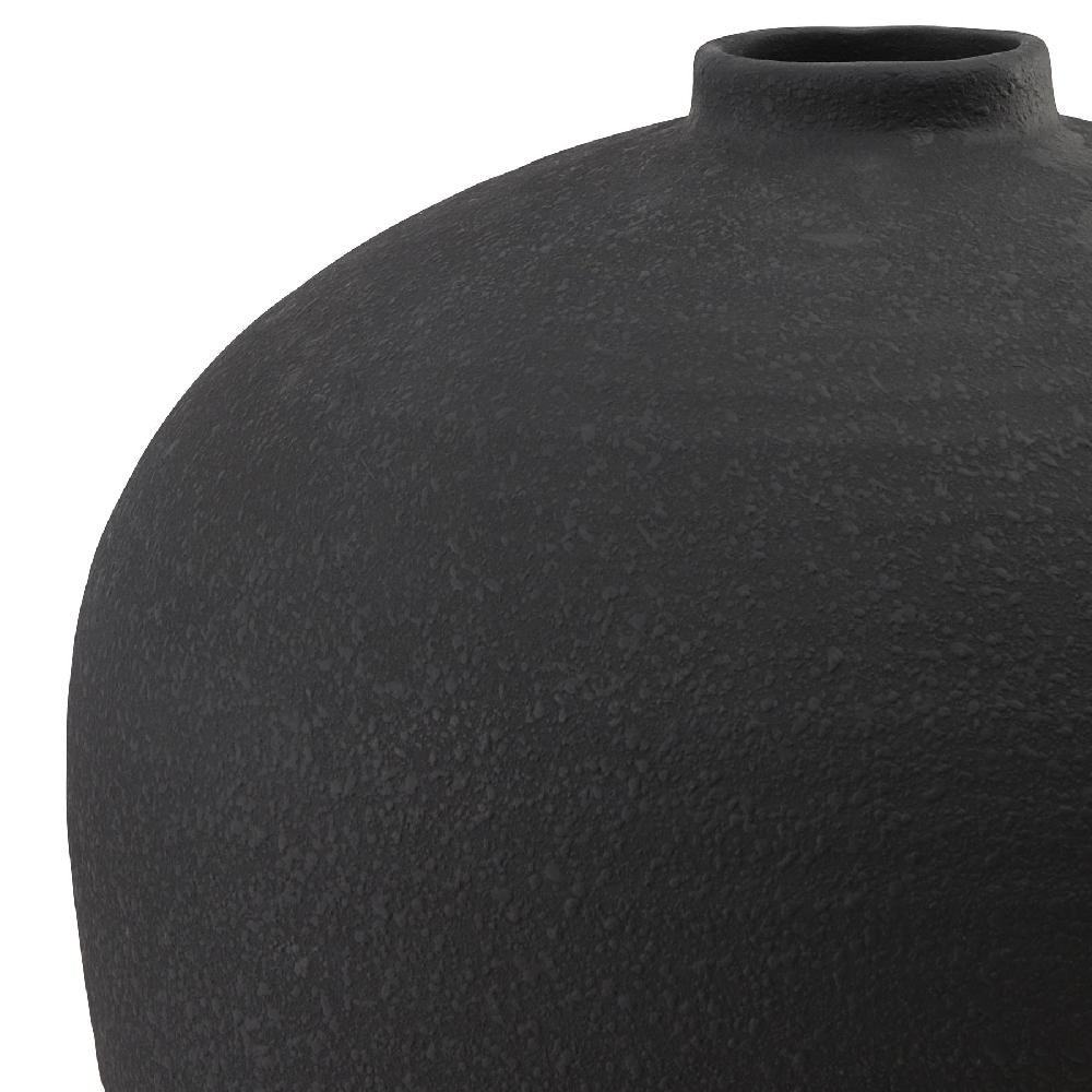 hill interiors Matt Black Tall Astral Vase
