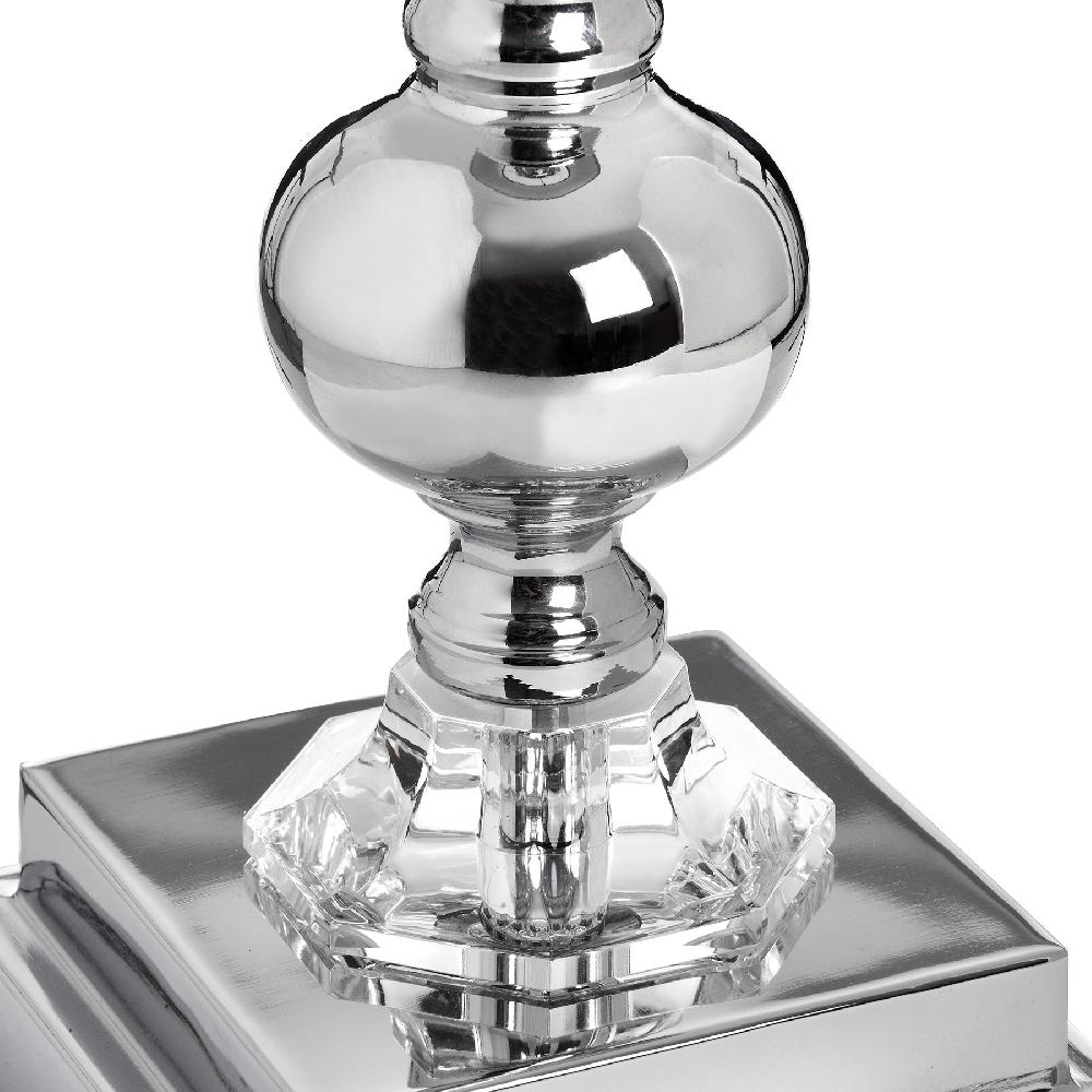 hill interiors Milan Chrome Table Lamp
