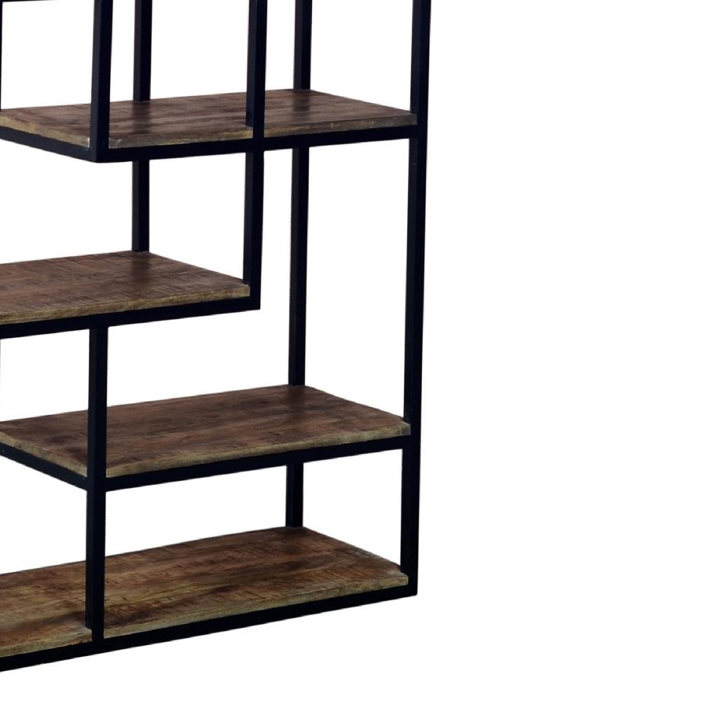 hill interiors Multi Shelf Industrial Shelf Unit