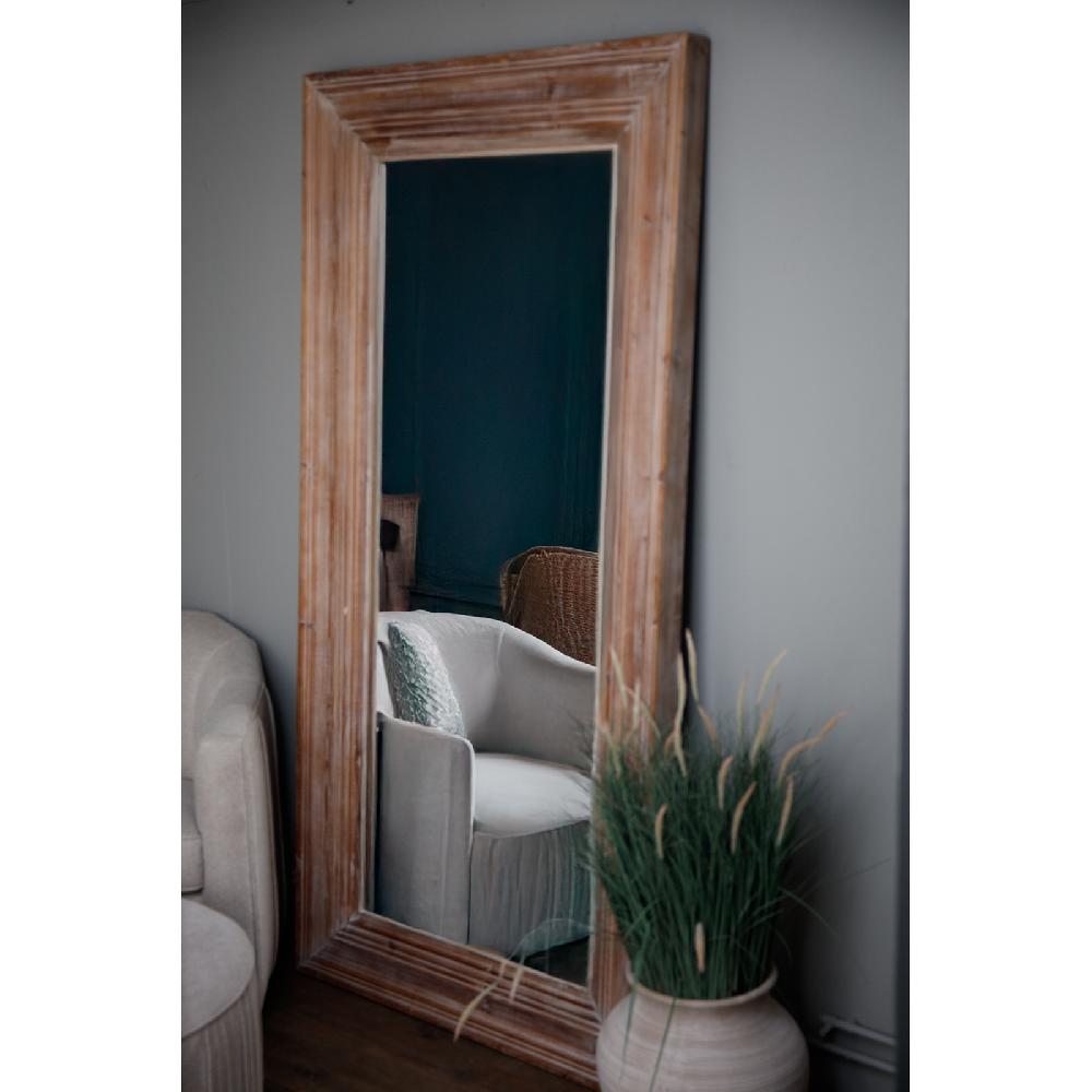 Hill Interiors Newby Washed Wood Large Mirror
