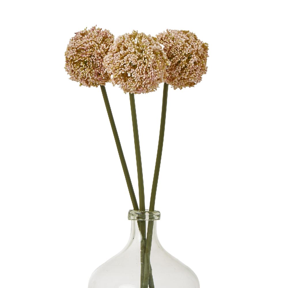 Hill Interiors Pink Allium Stem