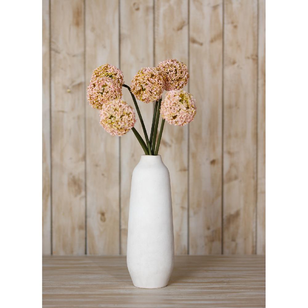 Hill Interiors Pink Allium Stem