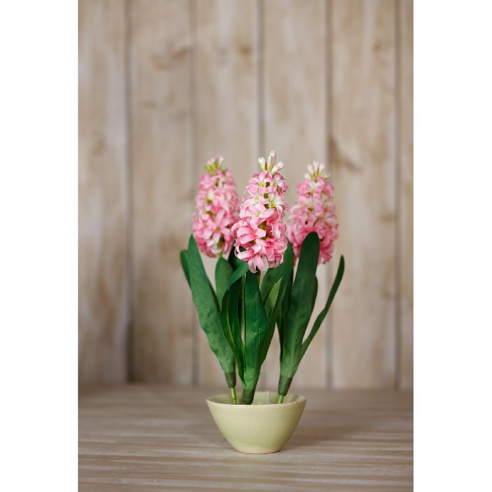 Hill Interiors Pink Hyacinth Stem