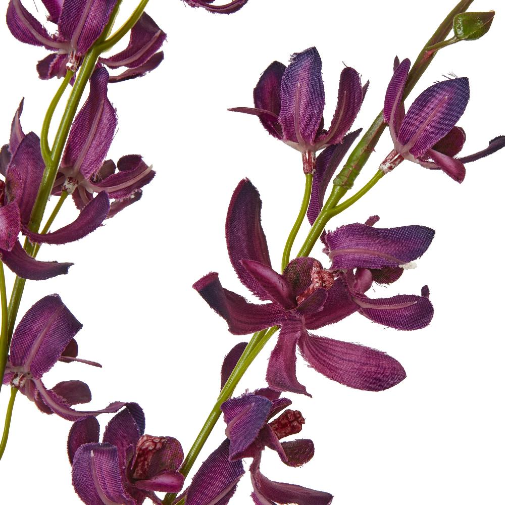 hill interiors Purple Cymbidium Spray
