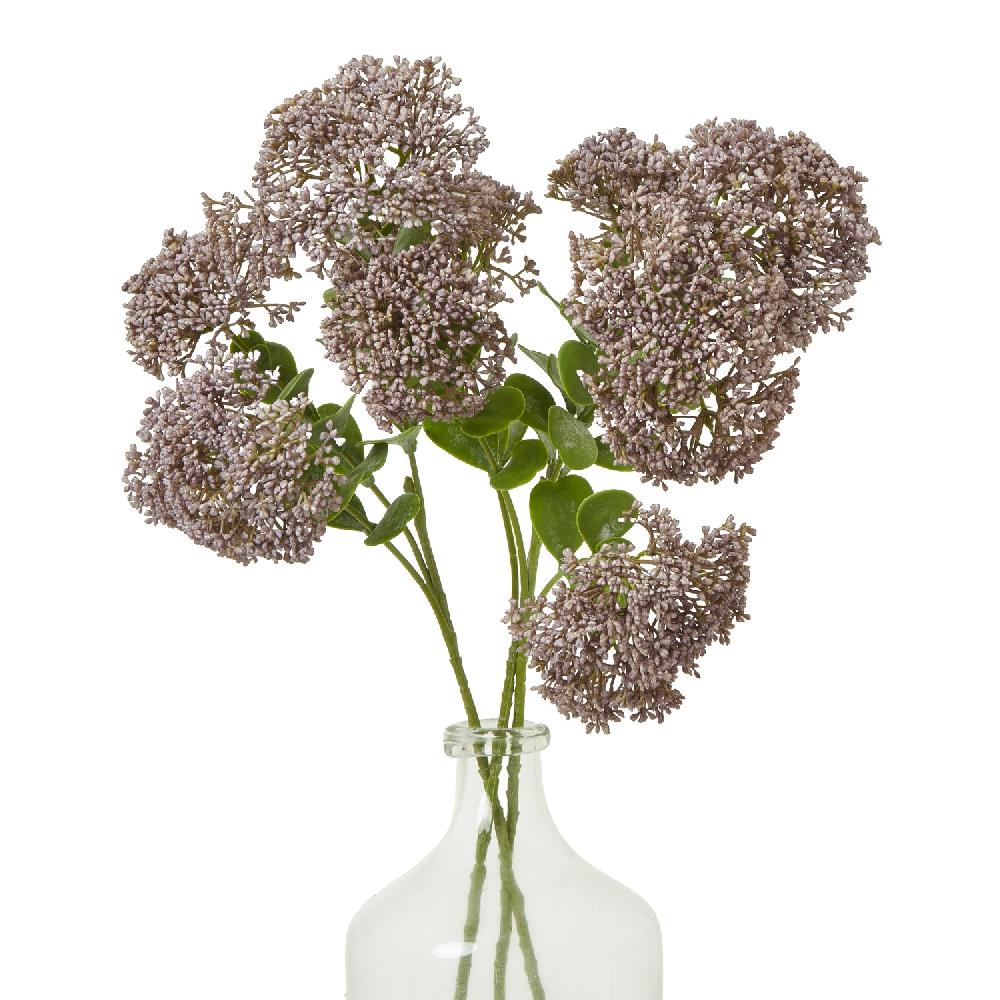 Hill Interiors Purple Sedum Spray