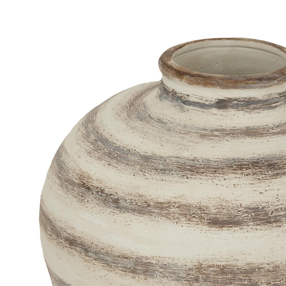 hill interiors Ravello Large Stripe Amfora Vase