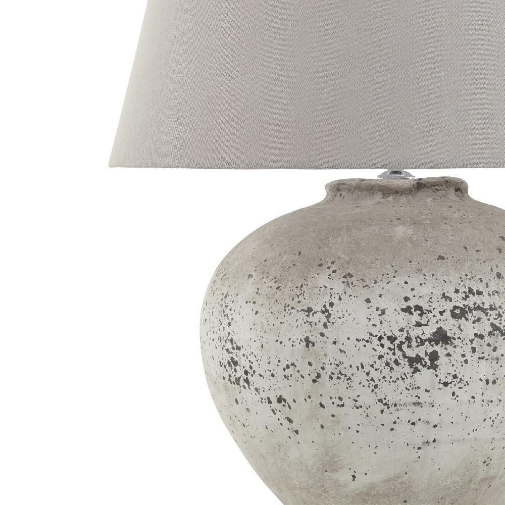 hill interiors Regola Large Stone Ceramic Lamp