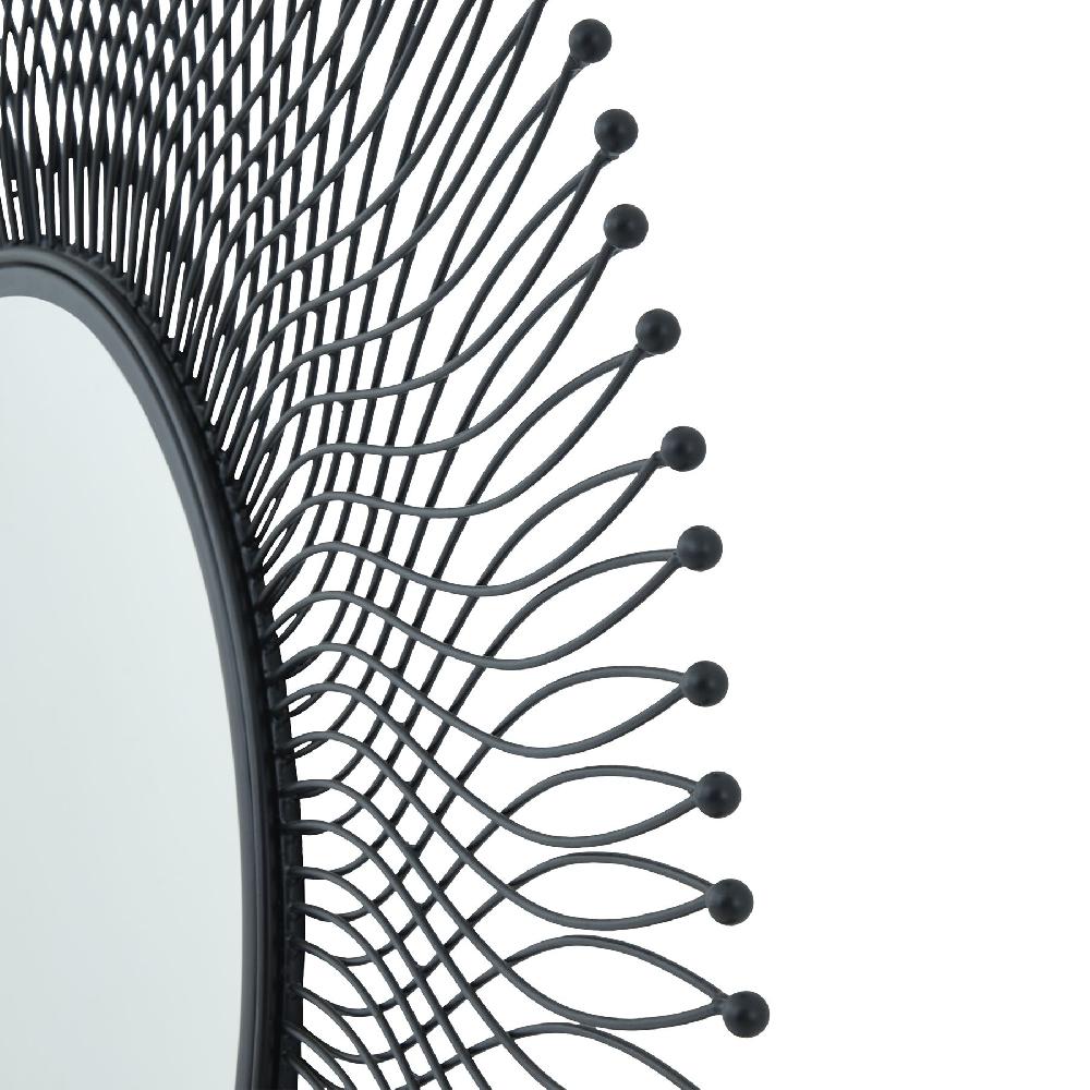 hill interiors Rio Black Large Wire Mirror