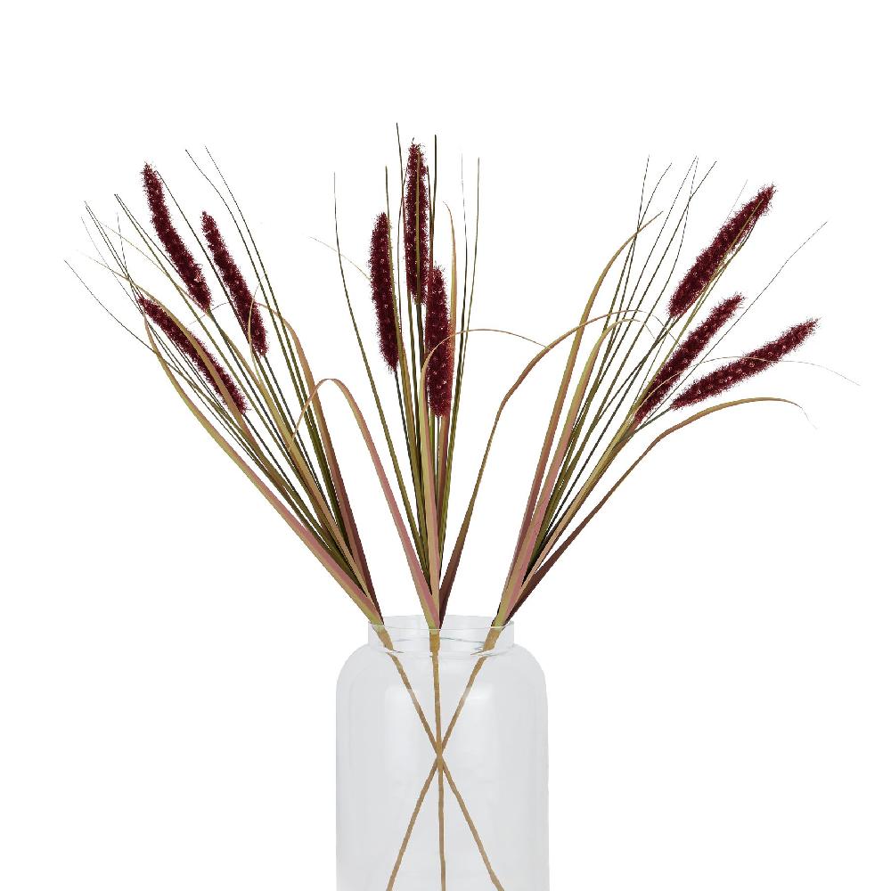 Hill Interiors Ruby Triple Grass Stem