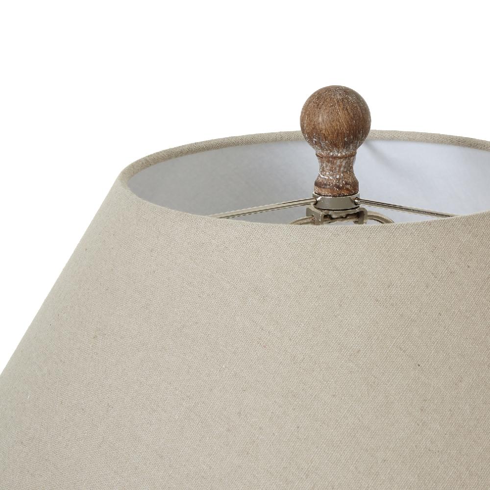 hill interiors Saturn Table Lamp With Linen Shade