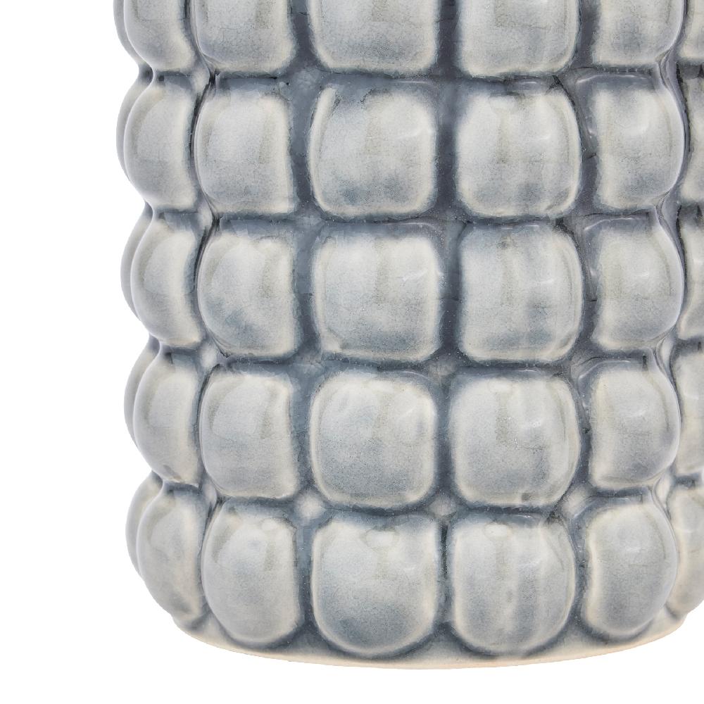 Hill Interiors Seville Collection Grey Bubble Vase