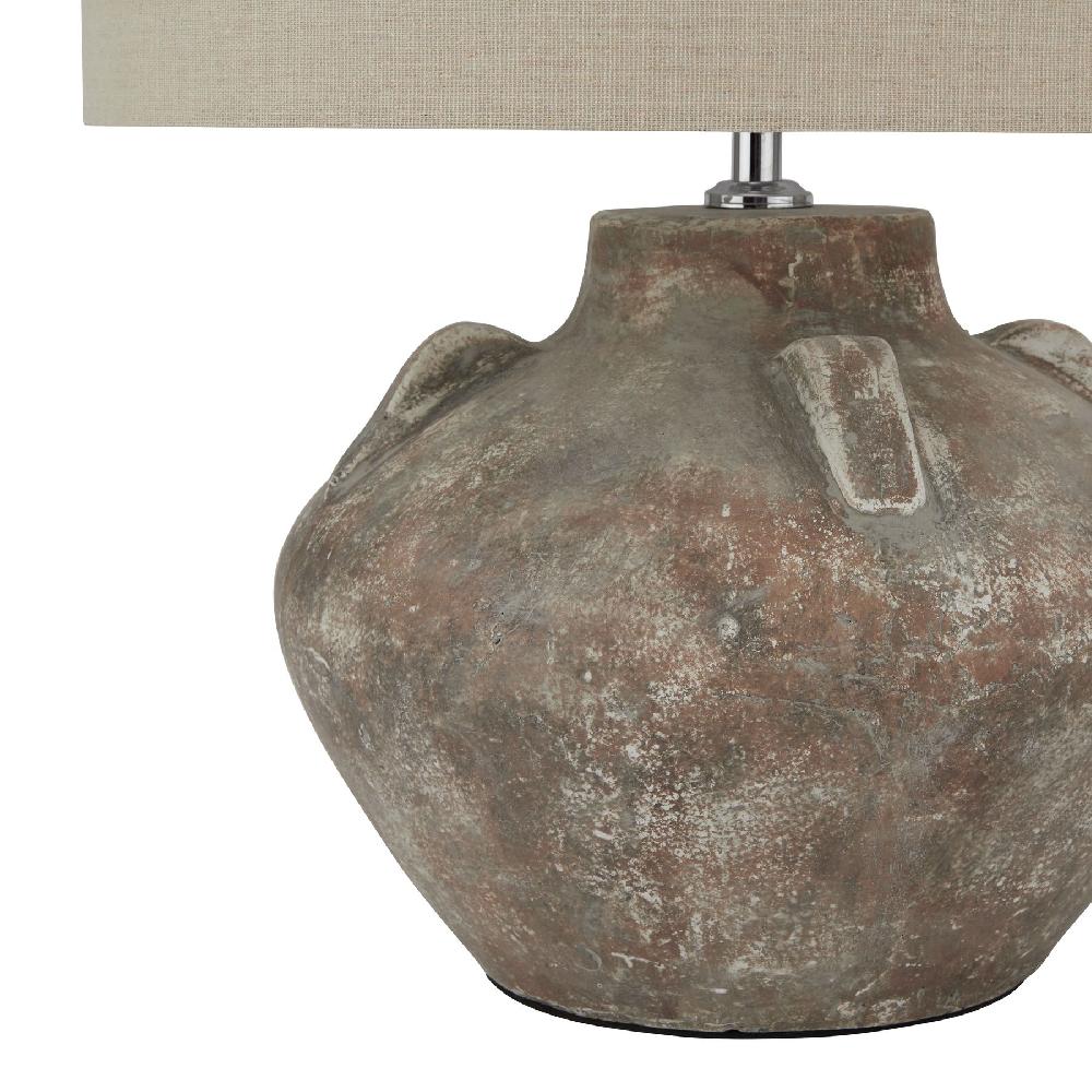 Hill Interiors Siena Brown Lekanis Lamp