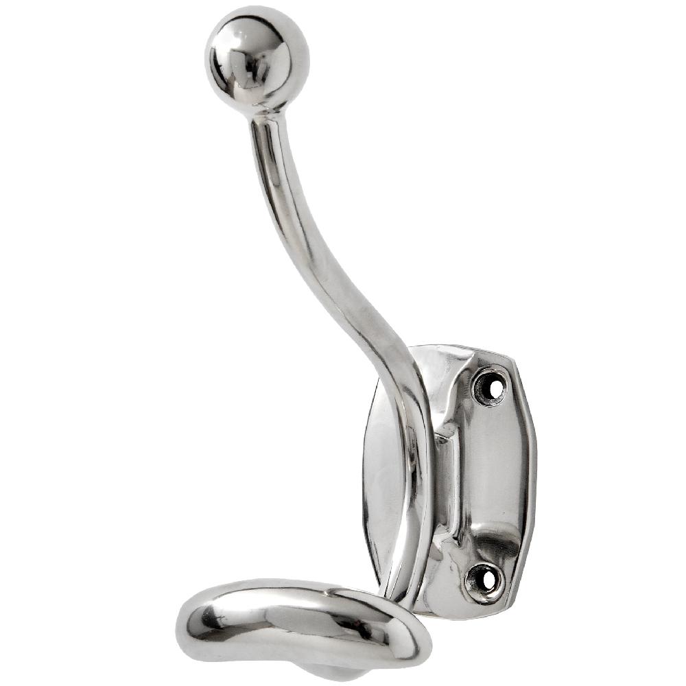 hill interiors Single Hook Chrome Coat Hanger
