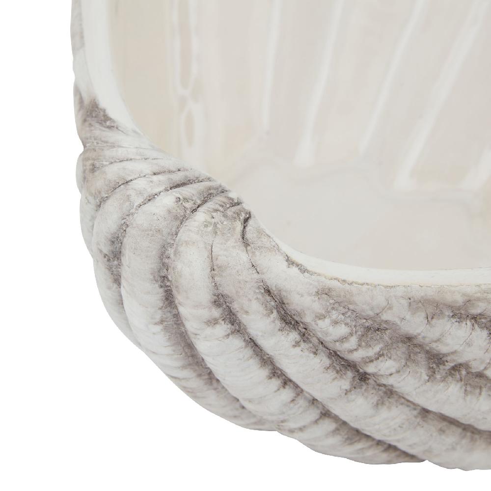 Hill Interiors Siren Medium Ceramic Shell Bowl