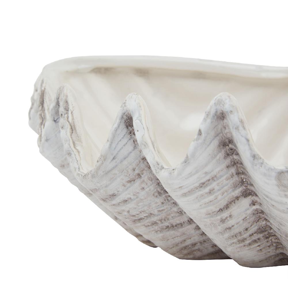 hill interiors Siren Medium Ceramic Shell Bowl