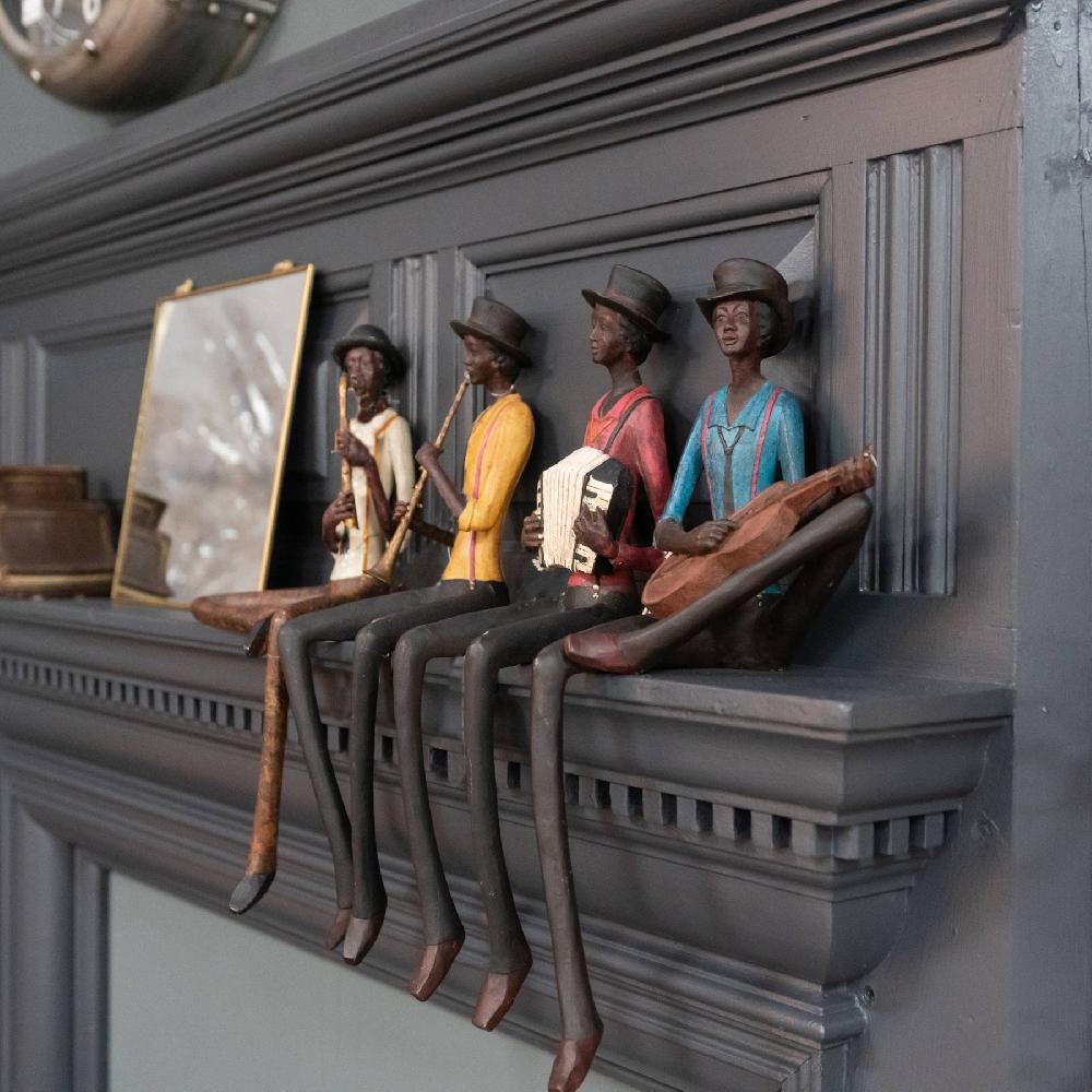 hill interiors Sitting Jazz Band Strings