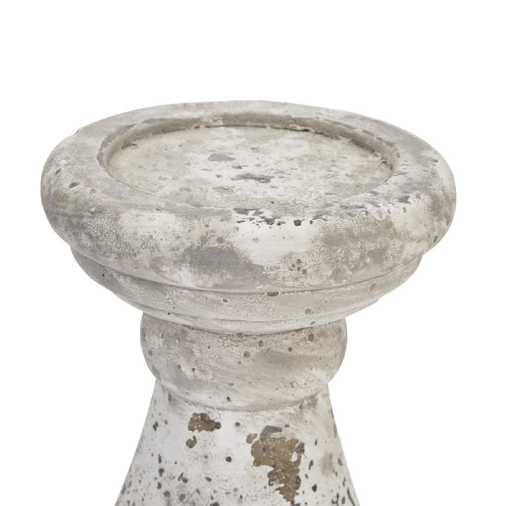 hill interiors Small Stone Ceramic Candle Holder