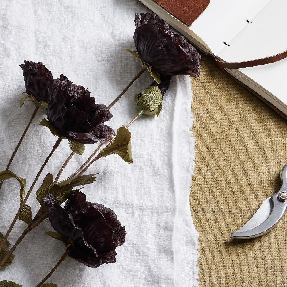 hill interiors Tall Black Poppy Stem