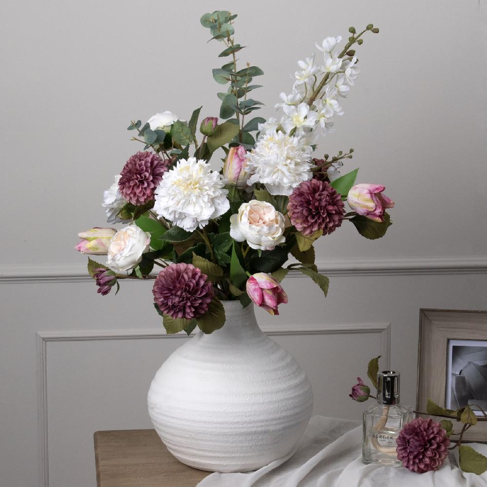Hill Interiors Tall White Delphinium Stem