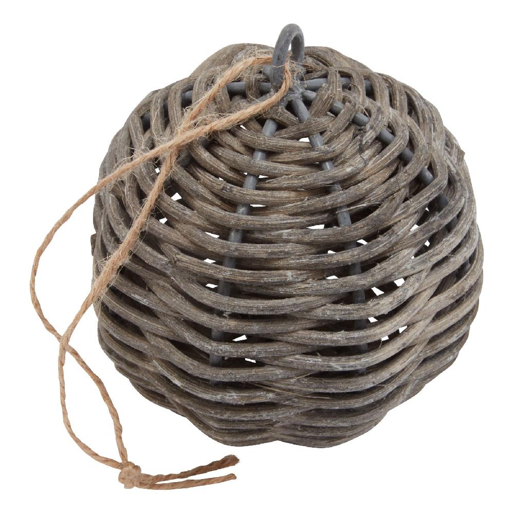 hill interiors The Noel Collection Wicker Bauble