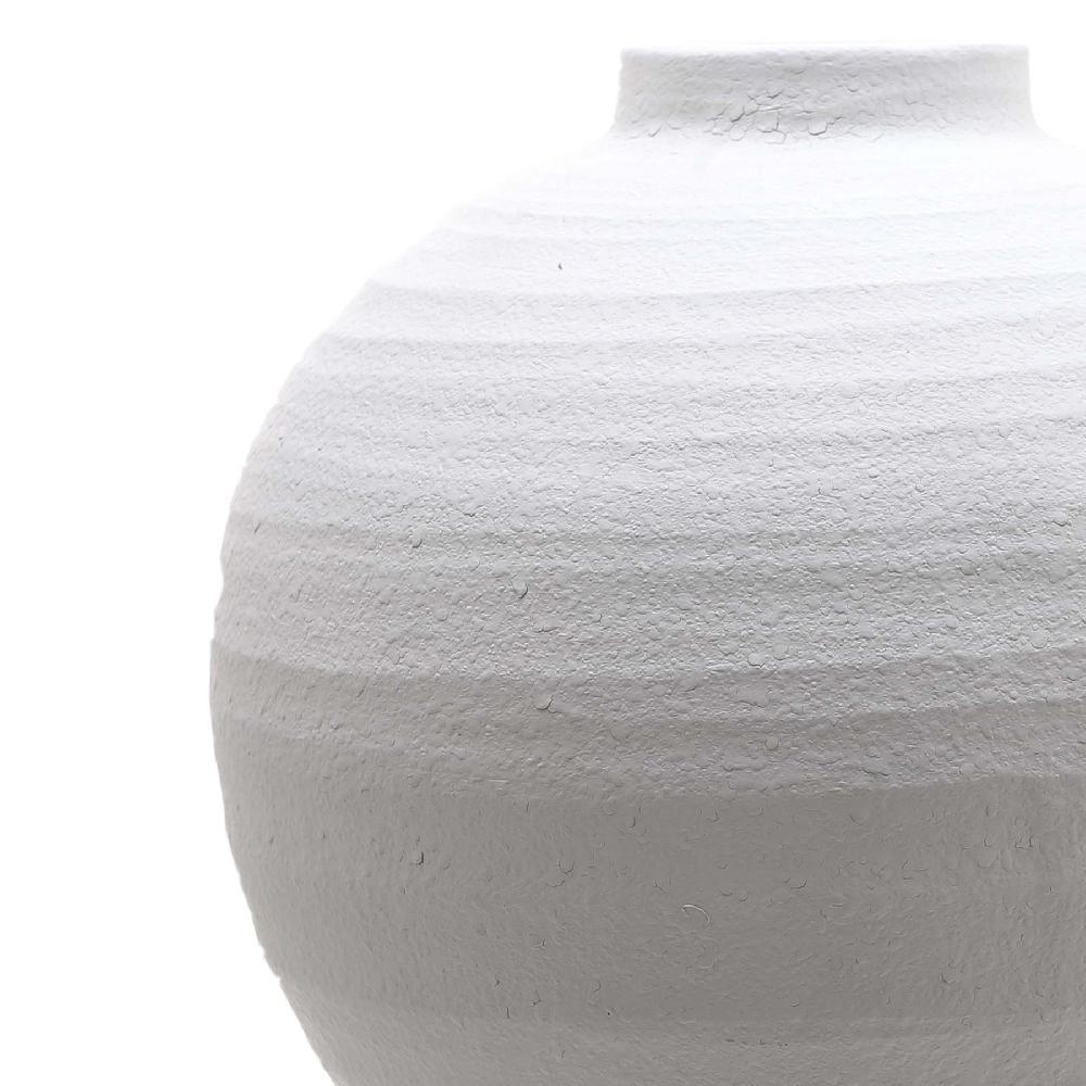 hill interiors Tiber Large Matt White Ceramic Vase