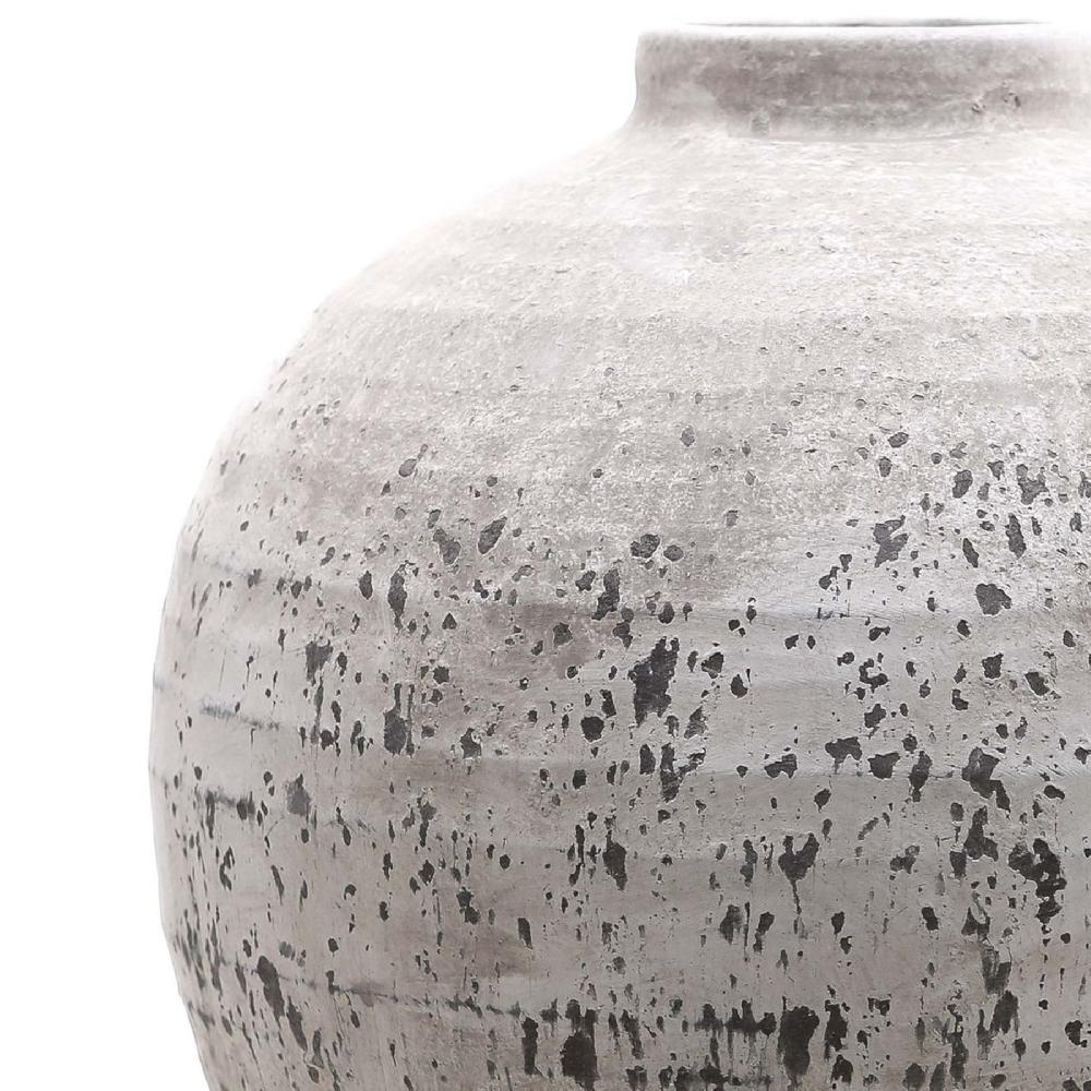 hill interiors Tiber Stone Ceramic Vase
