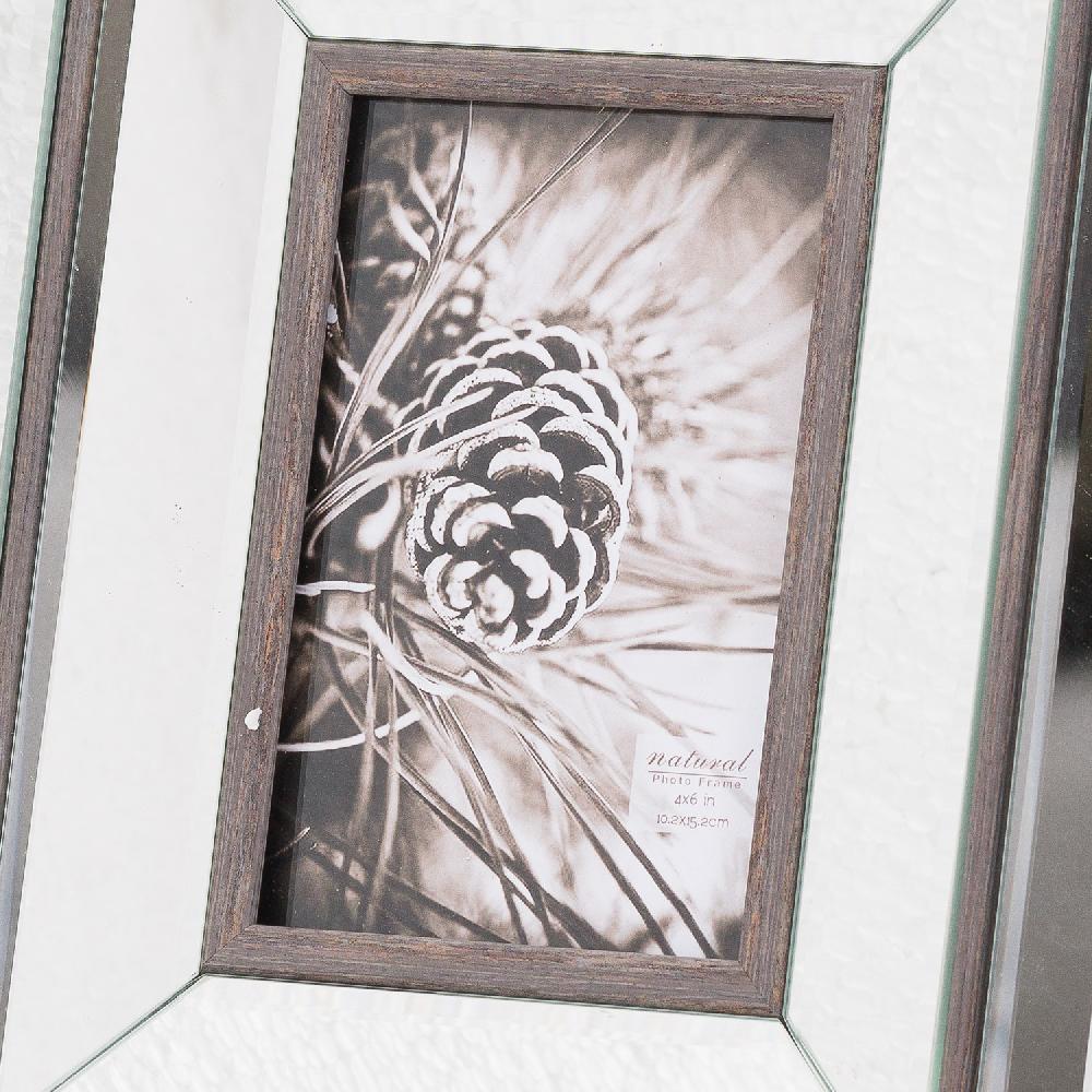 hill interiors Tristan Mirror And Wood 4X6 Frame