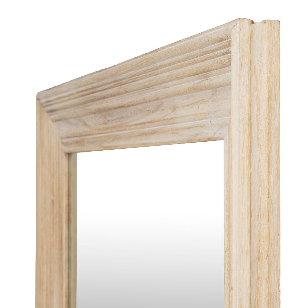 Hill Interiors Washed Wood Large Framed Mirror