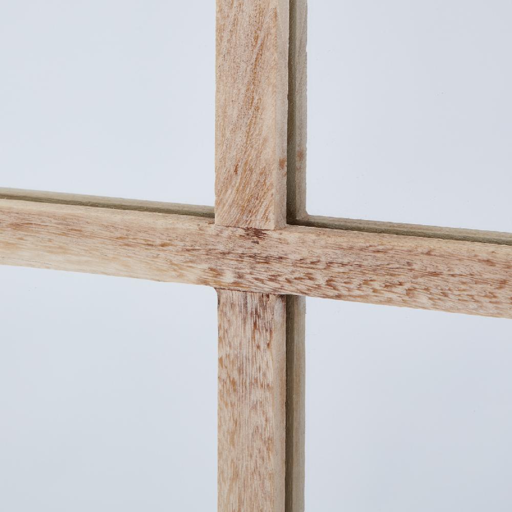 Hill Interiors Washed Wood Large Window Mirror