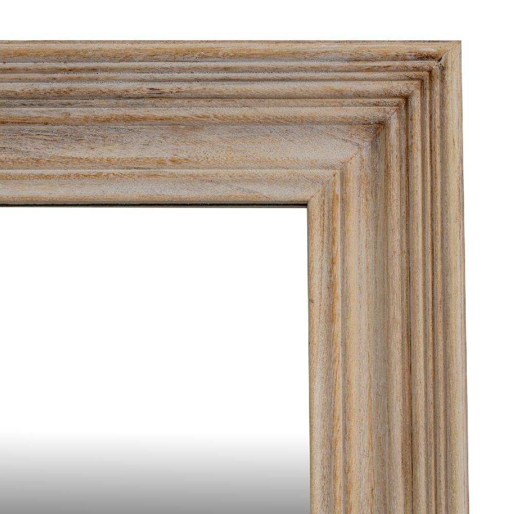 hill interiors Washed Wood Medium Framed Mirror