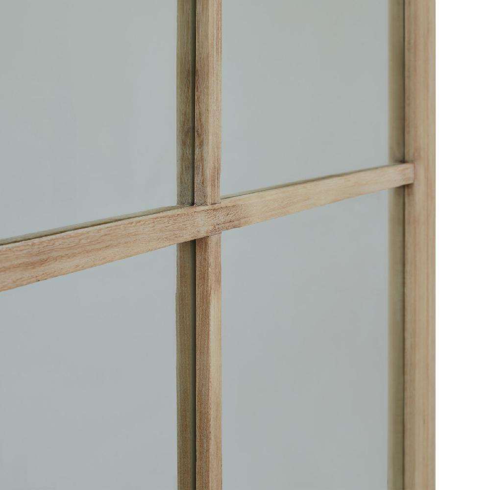 Hill Interiors Washed Wood XL Window Mirror
