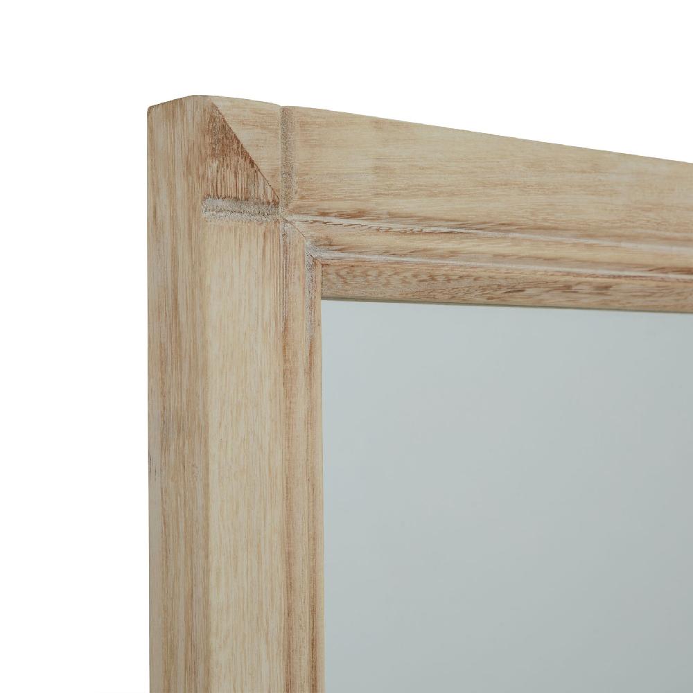 hill interiors Washed Wood XL Window Mirror