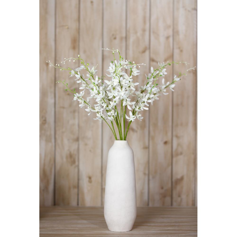 Hill Interiors White Cymbidium Spray
