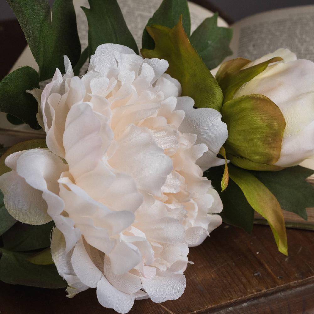 Hill Interiors White Fashion Peony