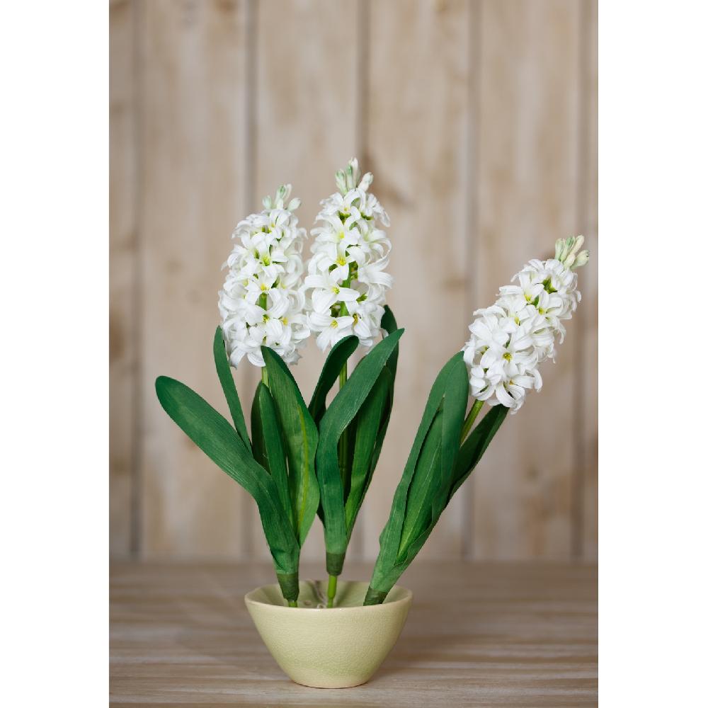 Hill Interiors White Hyacinth Stem