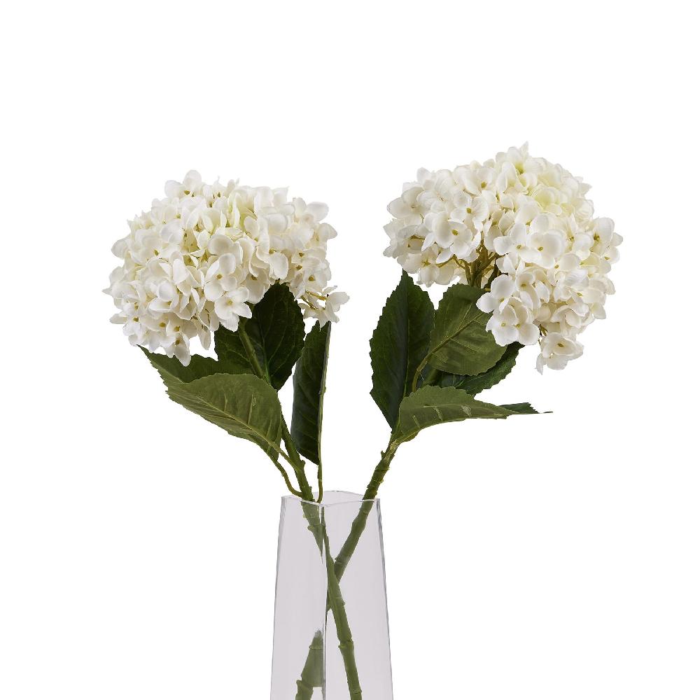 Hill Interiors White Hydrangea Stem