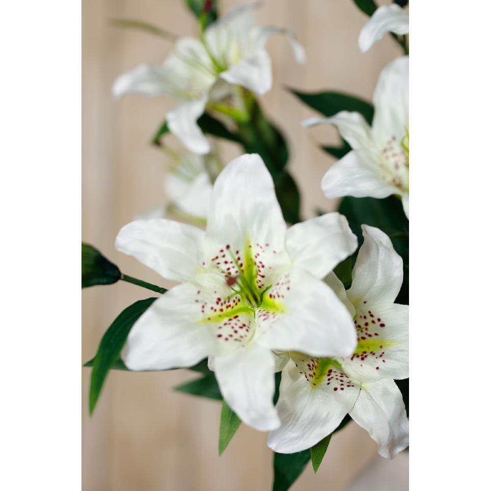 Hill Interiors White Madonna Lily Spray