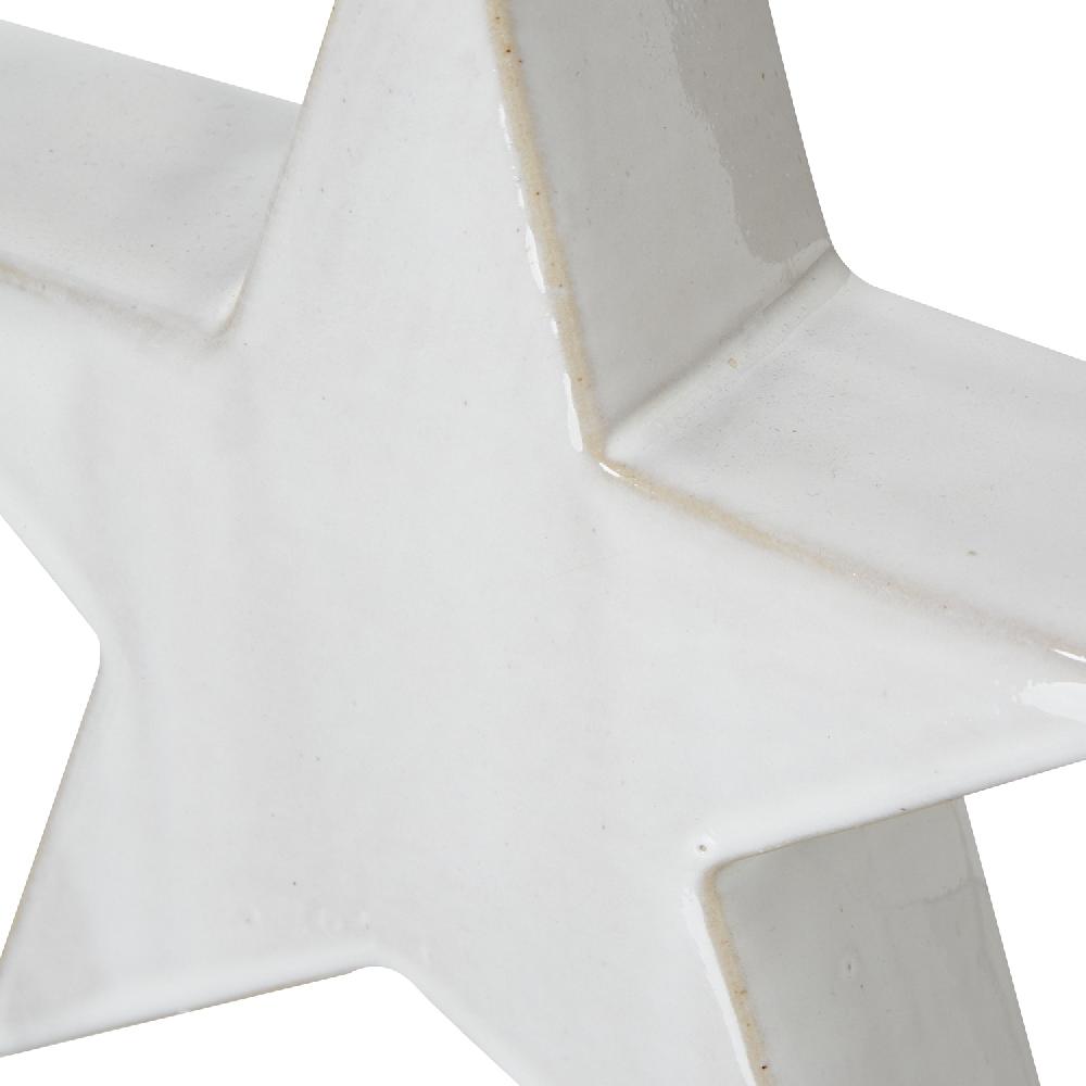 Hill Interiors Large Ceramic Standing Star Decoration