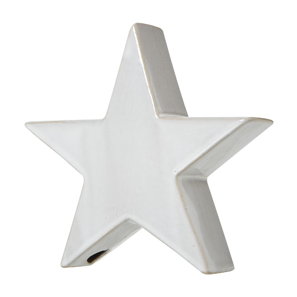 hill interiors Large Ceramic Standing Star Decoration