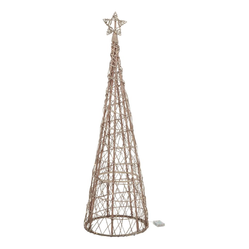 Hill Interiors Large LED Wicker Christmas Tree With Star