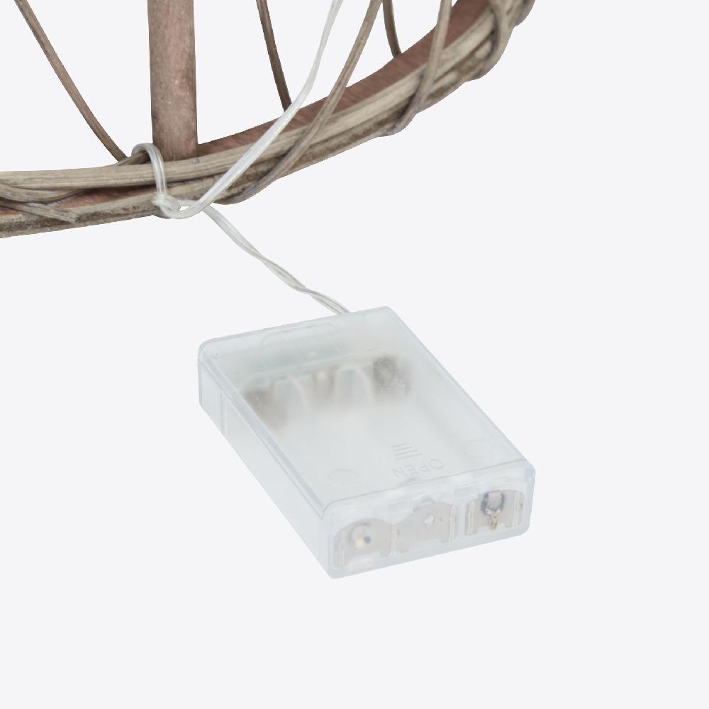 Hill Interiors Large LED Wicker Christmas Tree With Star