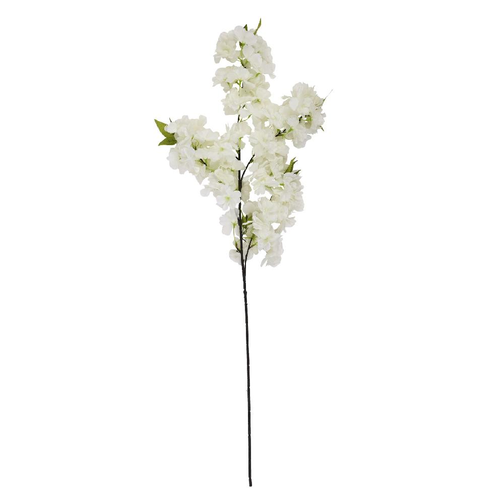 Hill Interiors Large White Full Cherry Blossom Stem