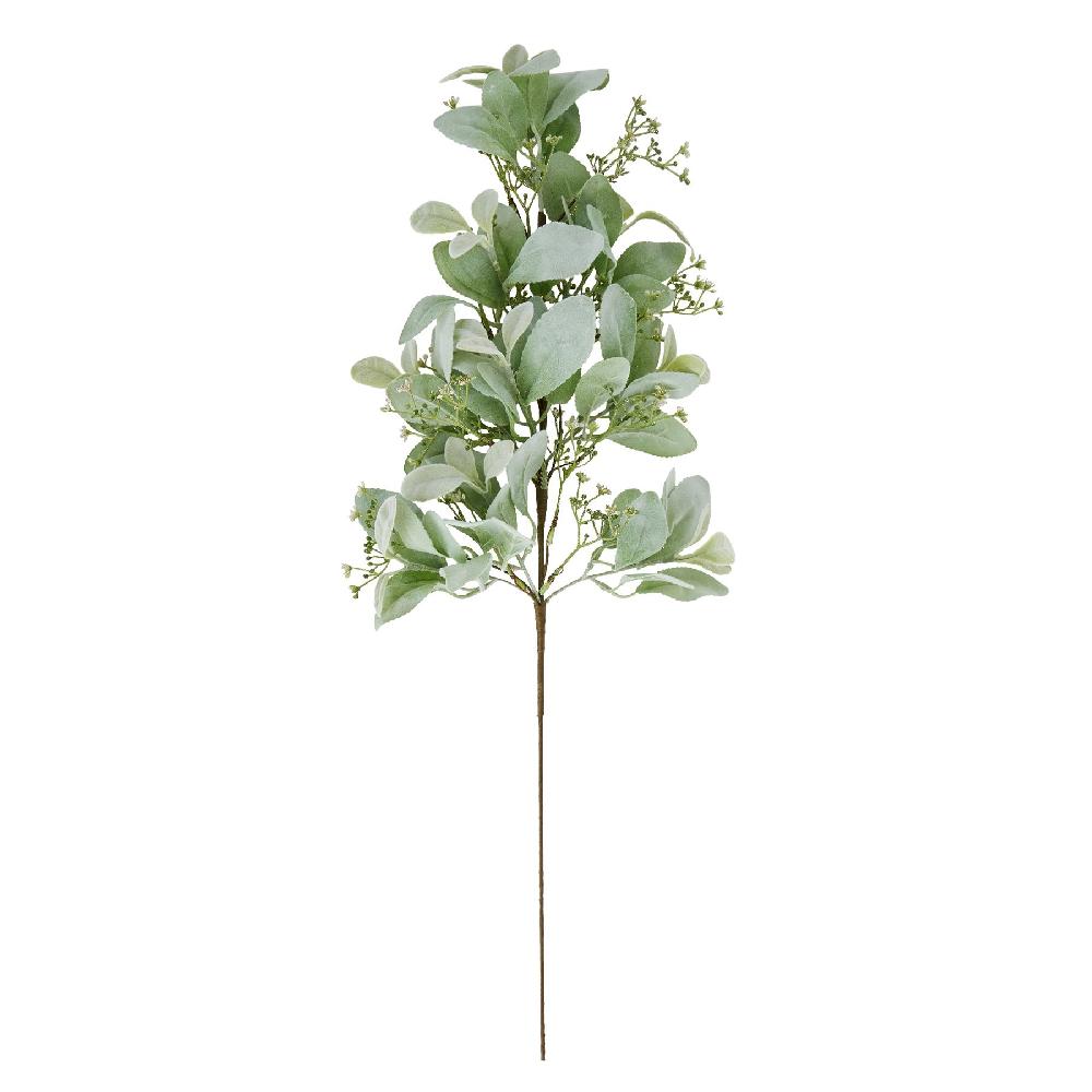 Hill Interiors Large Winter Sprig With Lambs Ear And Wax Flower
