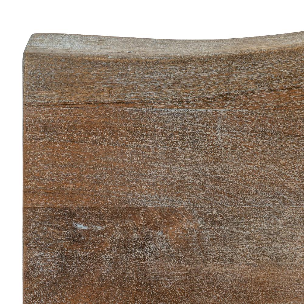 Hill Interiors Live Edge Collection Light Acacia Bar Table