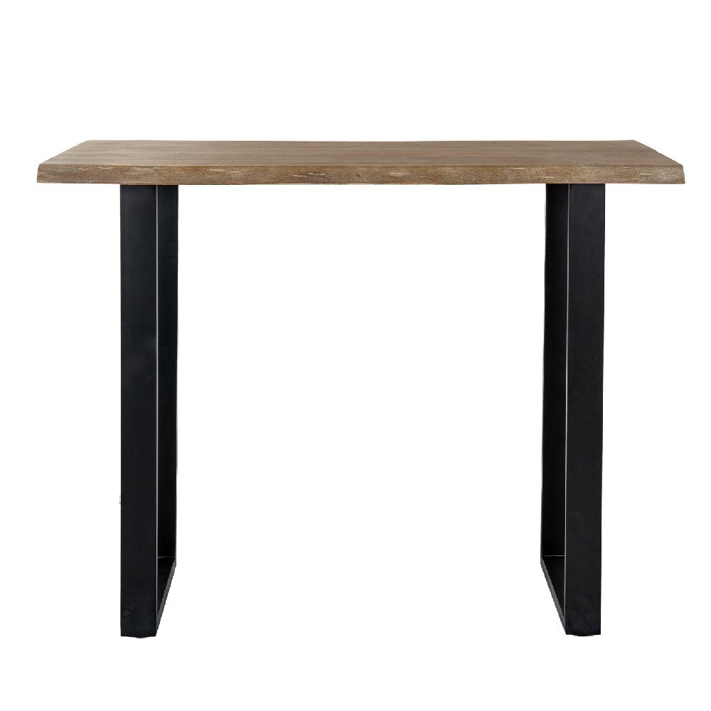 hill interiors Live Edge Collection Light Acacia Bar Table