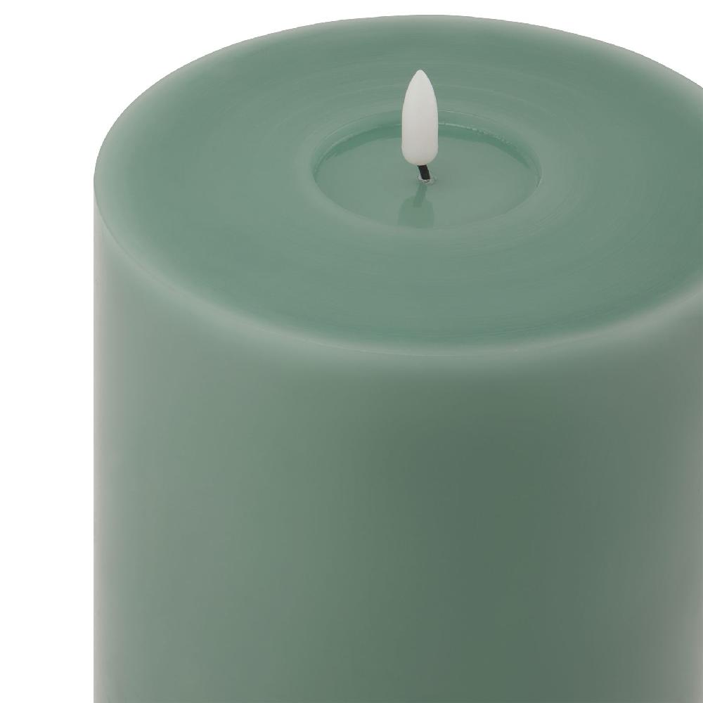 hill interiors Luxe Collection Melt Effect 6x12 Sage LED Wax Candle