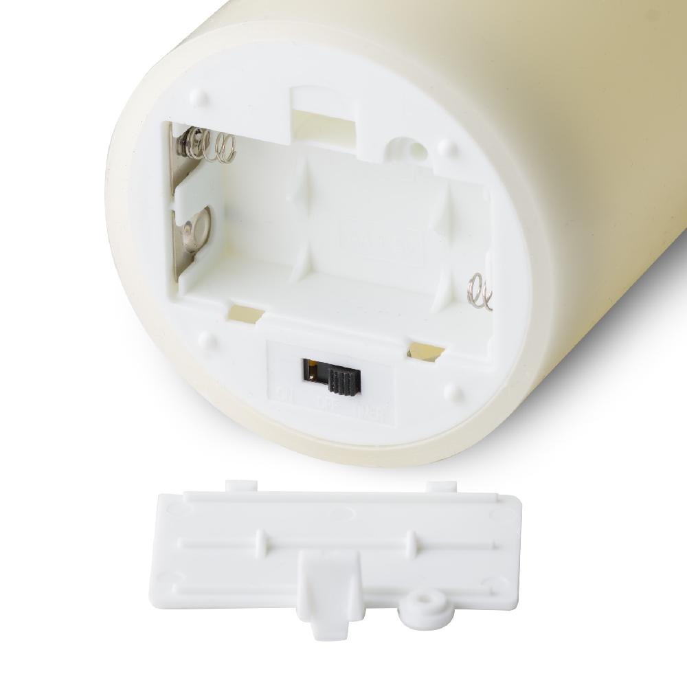 Hill Interiors Luxe Collection Natural Glow 3 X 4 LED Cream Wax Candle