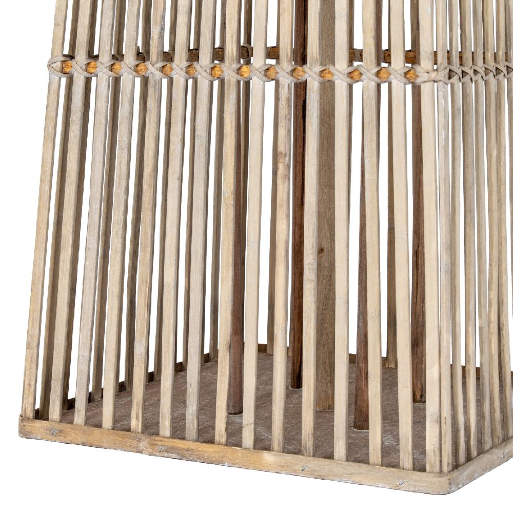 Hill Interiors Medium Silo Wicker Lantern With Glass Holder