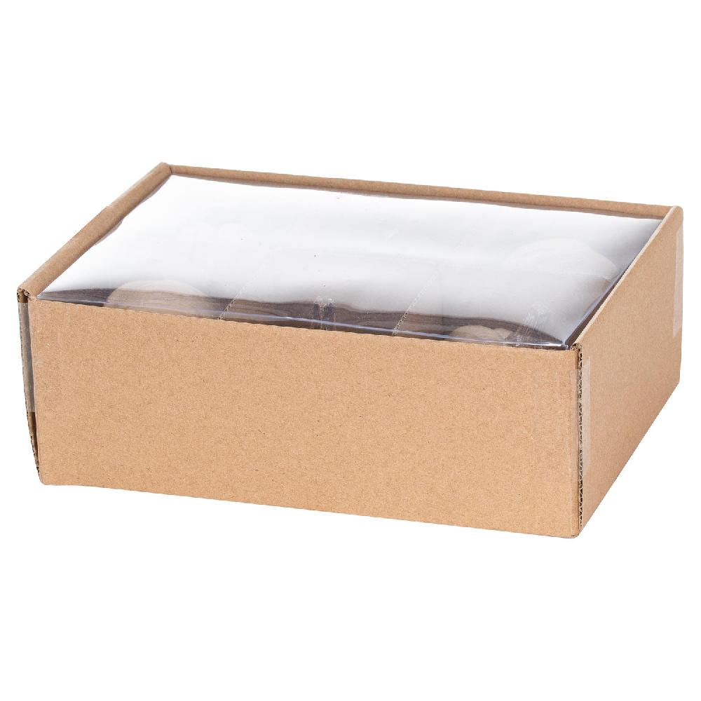 hill interiors Set Of Six Carved Wood Effect Pumpkins